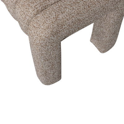 WOOOD Frex Bouclé Bänk Brun