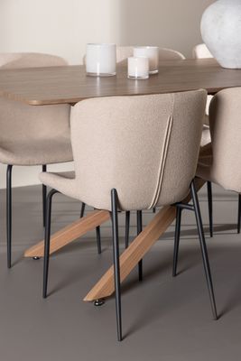 Venture Home Piazza Matbord med Modesto Matstol