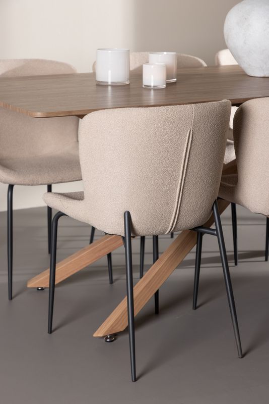 Venture Home Piazza Matbord med Modesto Matstol