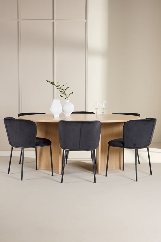 Venture Home Matbord Strada med Edina Stol