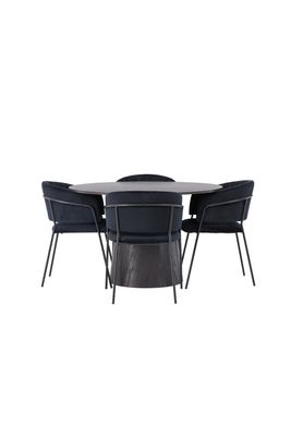 Venture Home Matgrupp Lanzo med Selma stolar