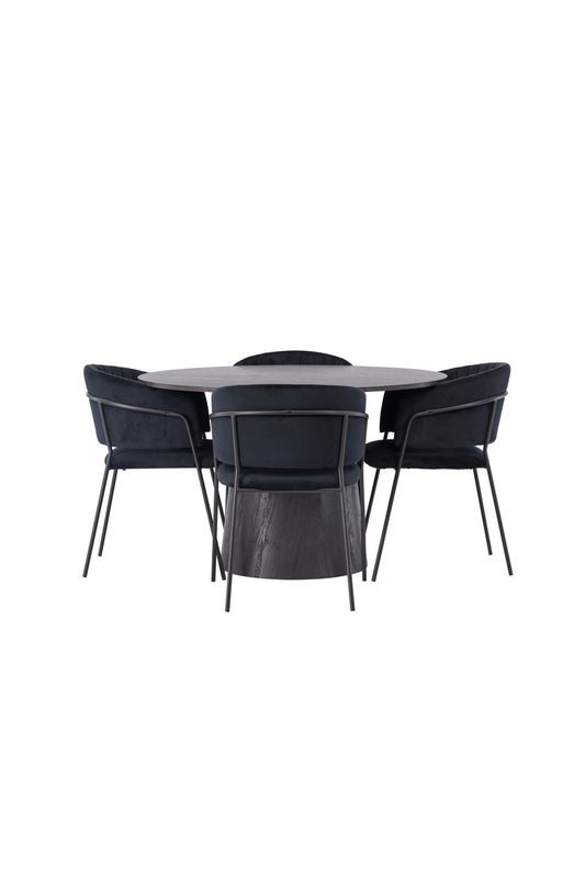 Venture Home Matgrupp Lanzo med Selma stolar