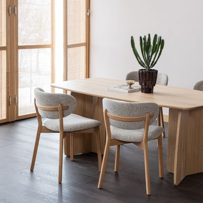 WOOOD Udar Fåtölj Natur med Ekram