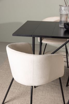 Venture Home Matgrupp Astrid med stolarna Berit