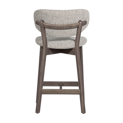 WOOOD Udar Barstol i Naturligt Trä och Brun Melange