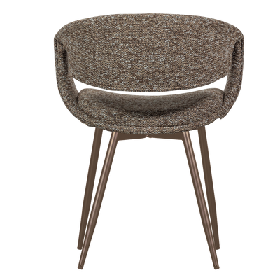 WOOOD Yossi Matstol i Brun med Kopparben, 2 st