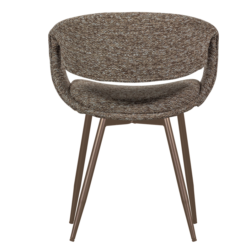 WOOOD Yossi Matstol i Brun med Kopparben, 2 st