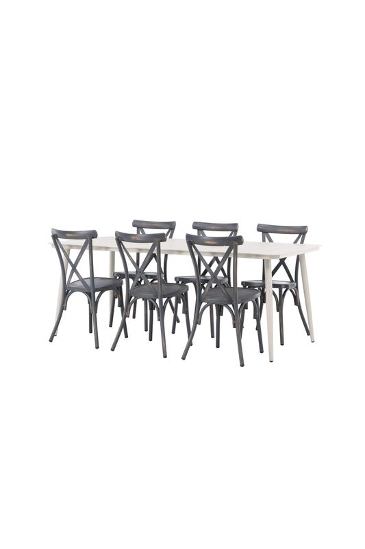 Venture Home Lina Rektangulär Matgrupp