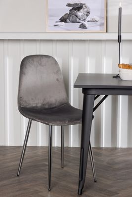 Venture Home Matgrupp Tempe med stolarna Eva