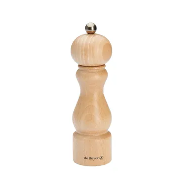 De Buyer Rumba salt- och pepparkvarn keramisk 18 cm Ljusbrun