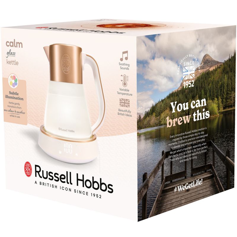 Russel Hobbs Vattenkokare  27450-70 Calm Kettle  1,7l  2400W  Tyst Kokning