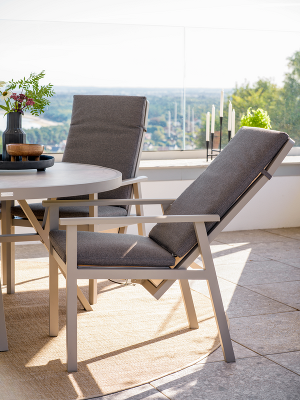 Brafab Samvaro positionsstol med hög rygg Khaki / Soft Dawn