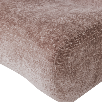 WOOOD NOMU Fåtölj - Craquele Sammet Ljusrosa