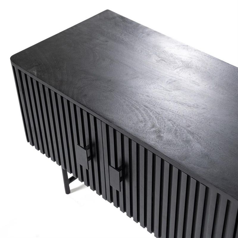 Eleonora TV-bänk Remi 6drs - Svart