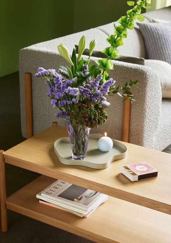 Hübsch Seize Soffbord Natur 120x50xh46cm