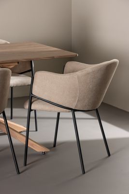 Venture Home Piazza Matbord med Evelina Matstol