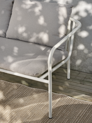 Brafab Bendt Soffa Teddy Beige/Pearl White