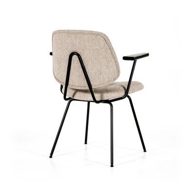 Eleonora Stol Lynn med Armstöd - Beige Fletcher