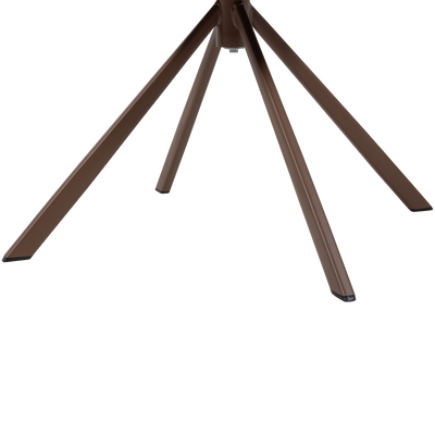 WOOOD Femke Matstol i Chenille, Brun 2 st