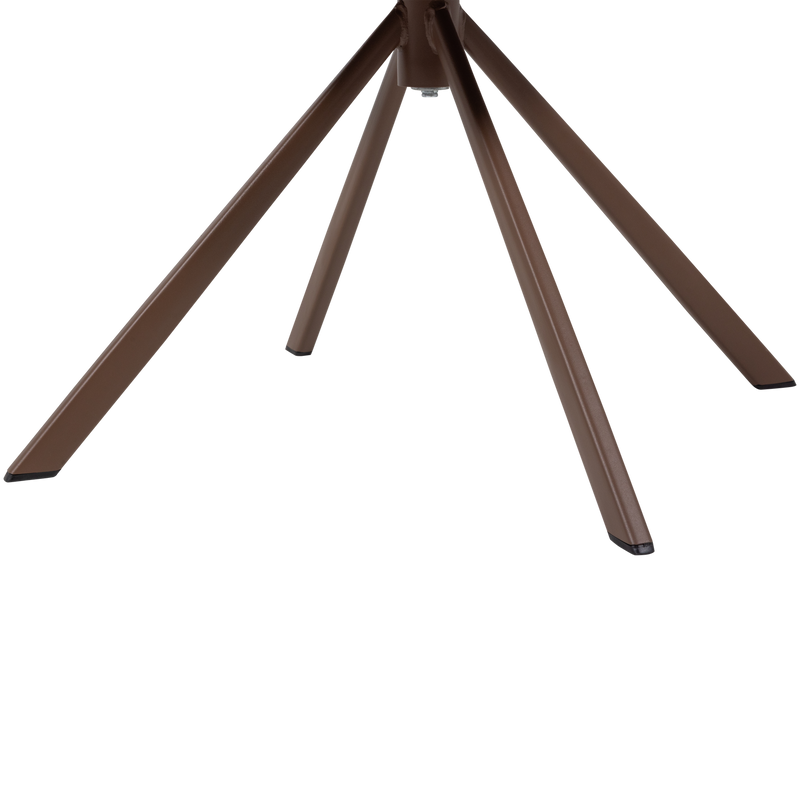 WOOOD Femke Matstol i Chenille, Brun 2 st