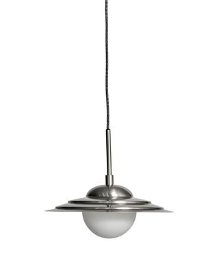 House Doctor Coin Lampa Borstat silverfärg Matt vit