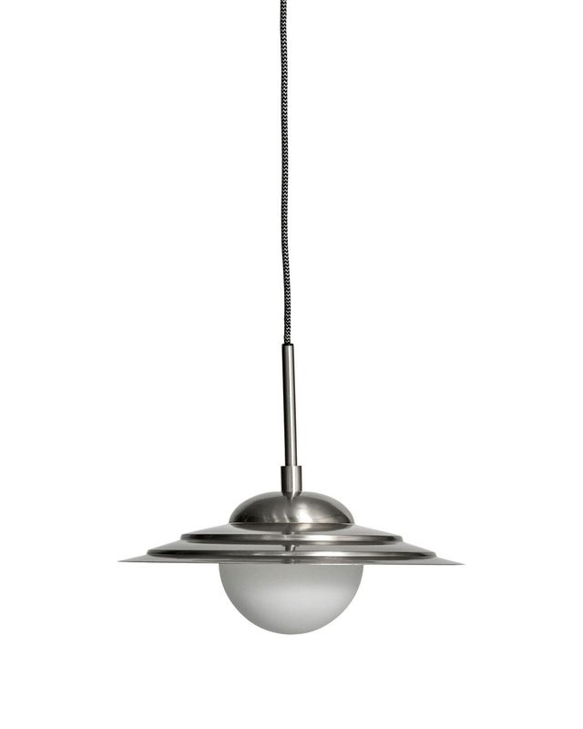 House Doctor Coin Lampa Borstat silverfärg Matt vit