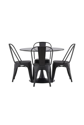 Venture Home Matgrupp Glade med 4st matstolar Tempe