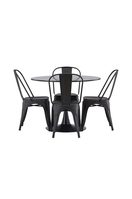 Venture Home Matgrupp Glade med 4st matstolar Tempe