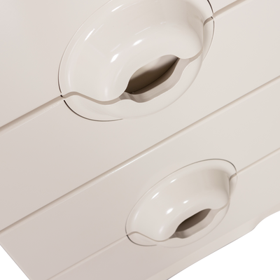 WOOOD MERGE Byrå med 4 Lådor i Eucalyptusträ Greige