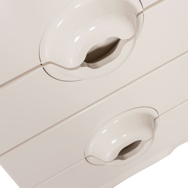 WOOOD MERGE Byrå med 4 Lådor i Eucalyptusträ Greige