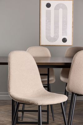 Venture Home Matgrupp Ystad med Polar-stolar