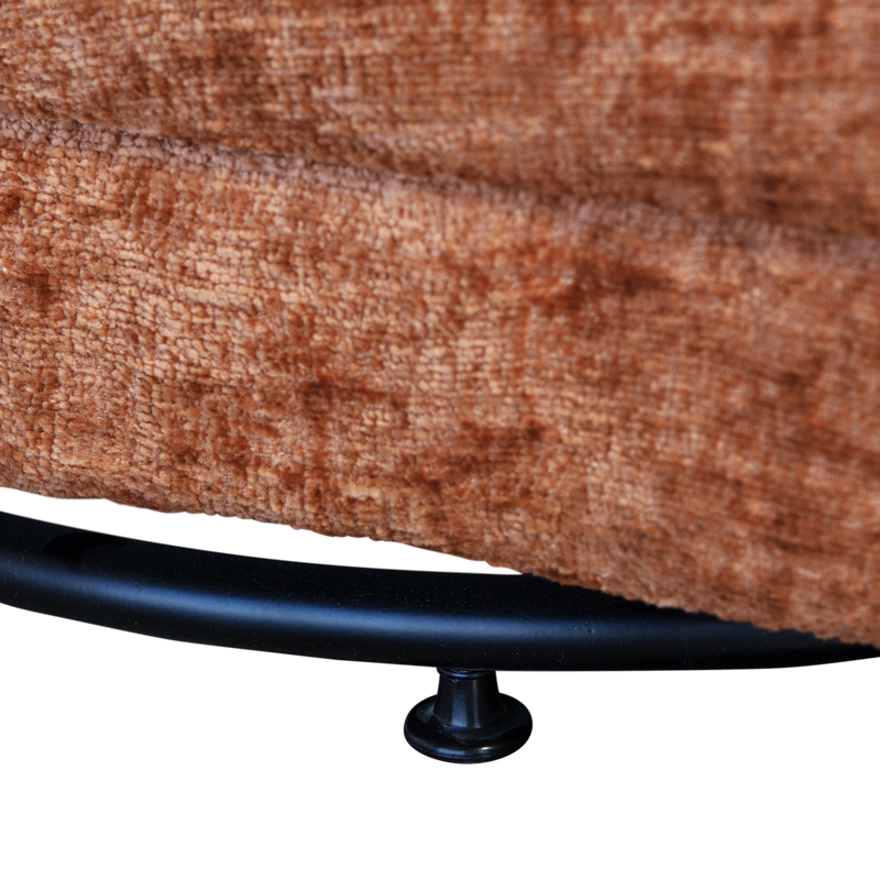 WOOOD Atty Snurrfåtölj Sammet Orange Blossom