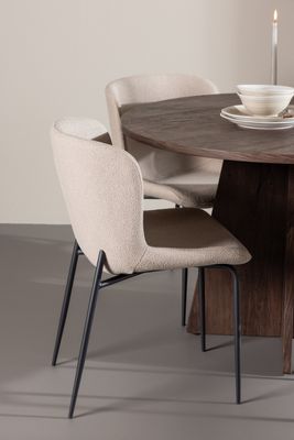 Venture Home Bootcut Matbord med Modesto Matstol