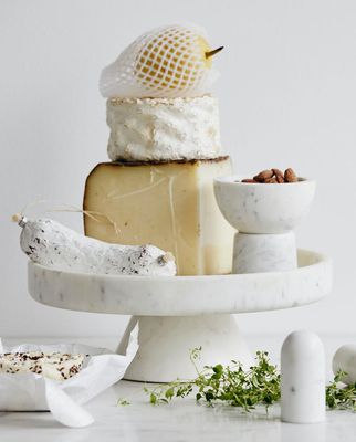 Nordal IMATRA Tårtfat i Vit Marmor