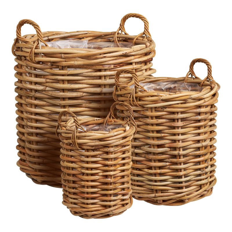 House Nordic Burton Korgar - Set om 3