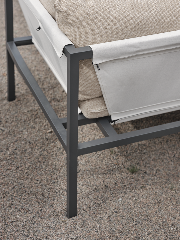 Brafab Allie Hörnsoffa Barley/Anthracite