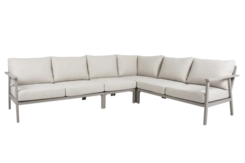 Brafab Samvaro 2-sits Soffa Khaki höger+vänster avslut