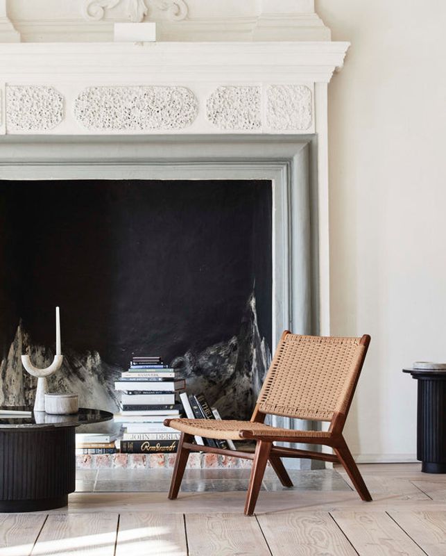 Nordal CLUB Lounge Stol i Teak och Pappersrep