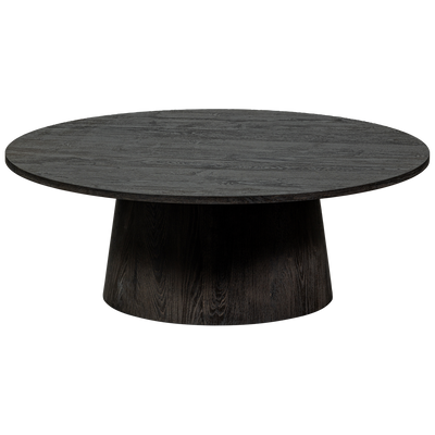 WOOOD Maan Soffbord MDF Mörkbrun 35xØ100 cm