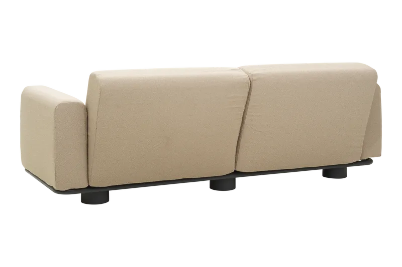 Brafab Bolster Soffa Antracit/Teddy Beige