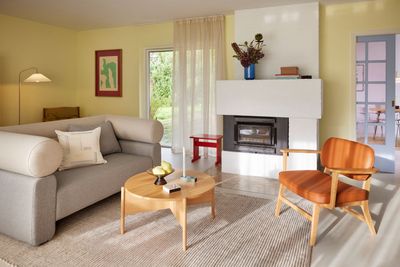 Hübsch Poppy Matta Stor Grå/Vit 200x300cm