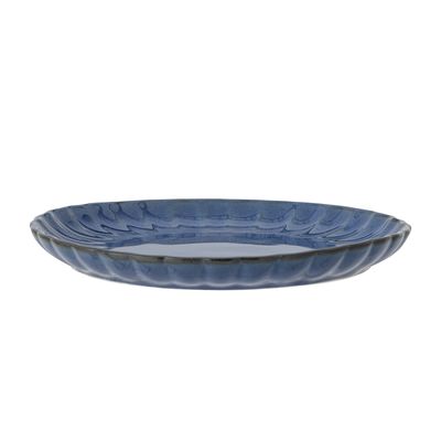 Bloomingville Latina Tallrik, Blå, Stengods 20 cm 6-pack