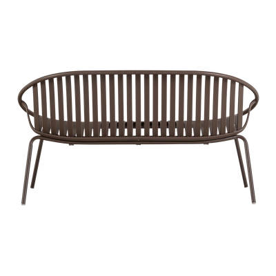 WOOOD Bruce Trädgårdsbänk 2-sits Polypropen/Metall Lila/Brun