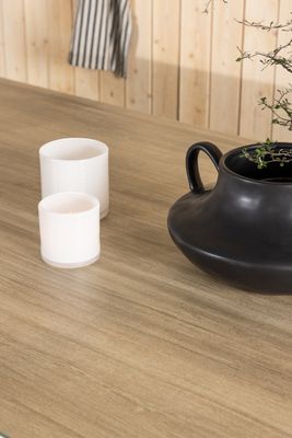 Venture Home Merlo Matbord i Aluminium och Glas