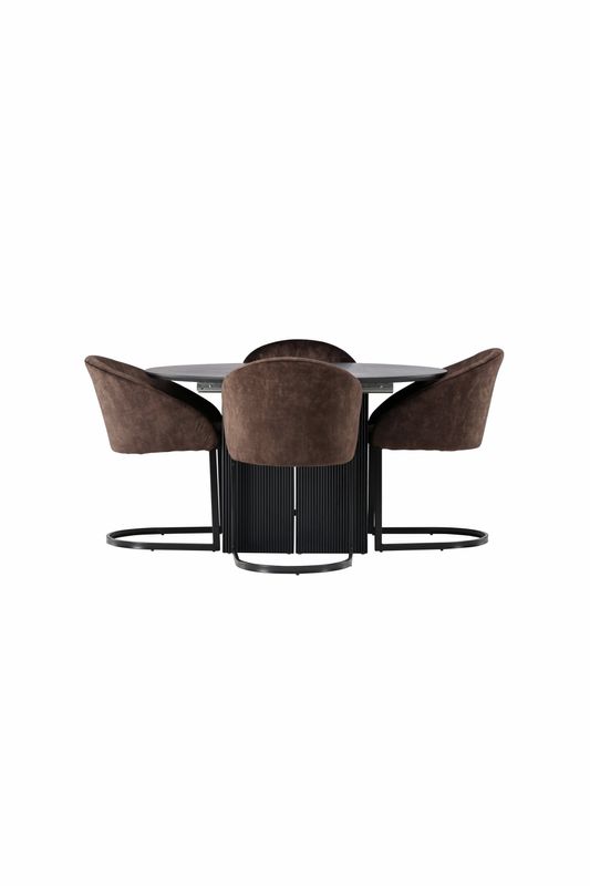 Venture Home Matgrupp Matilda med Stolar Evening