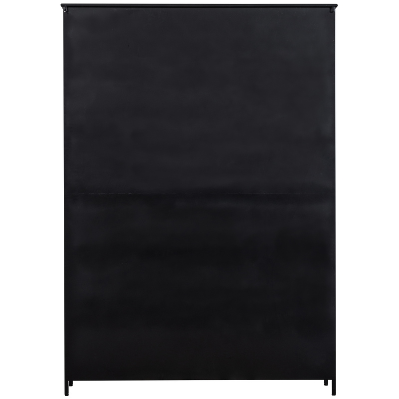 WOOOD Exhibit XL 3-Dörrars Vitrinskåp Metall Svart