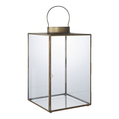 House Nordic Mohali Lantern - Antik Mässingslook