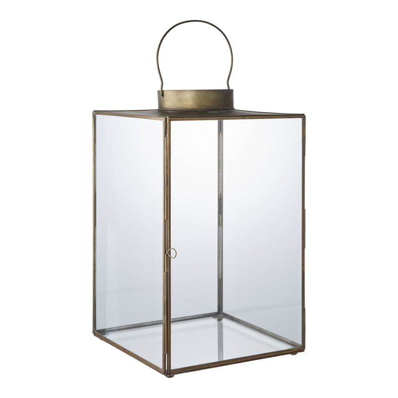 House Nordic Mohali Lantern - Antik Mässingslook