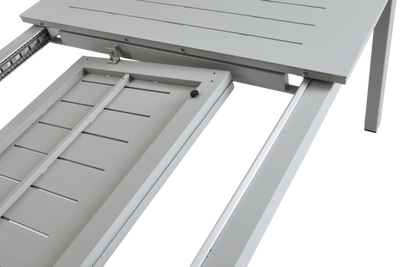 Brafab Lomma Matbord 100x260-380 cm Ljusgrå