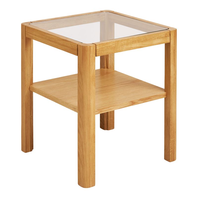 House Nordic Lourmarin Sidobord Ek 40x40x45 cm